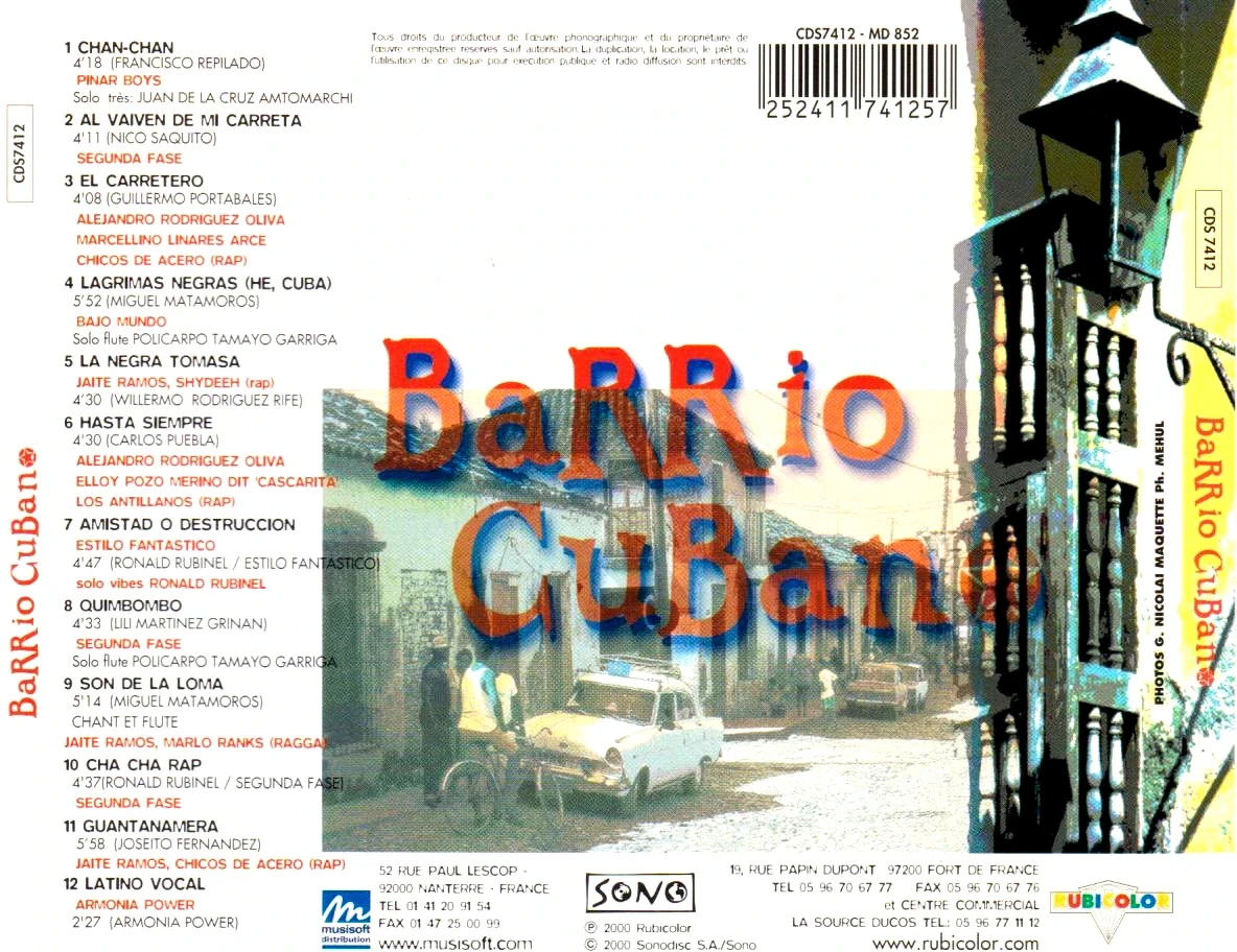 🌟 CD raro: o mítico rap cubano dos anos 90 – Barrio Cubano – photo 3